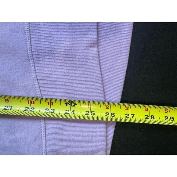 Athleta Coaster Luxe Sweatshirt Crewneck Pullover Relaxed Fit Purple Size Medium - Picture 10 of 10